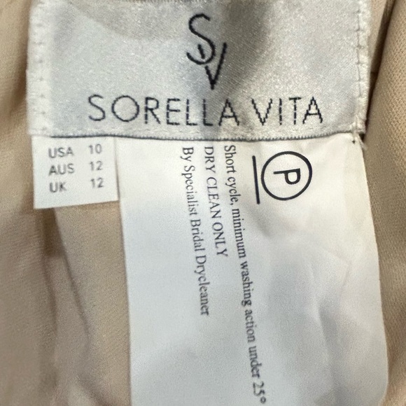 Gold Long Sparkly Evening Wedding Prom Dress Gown - Picture 6 of 10